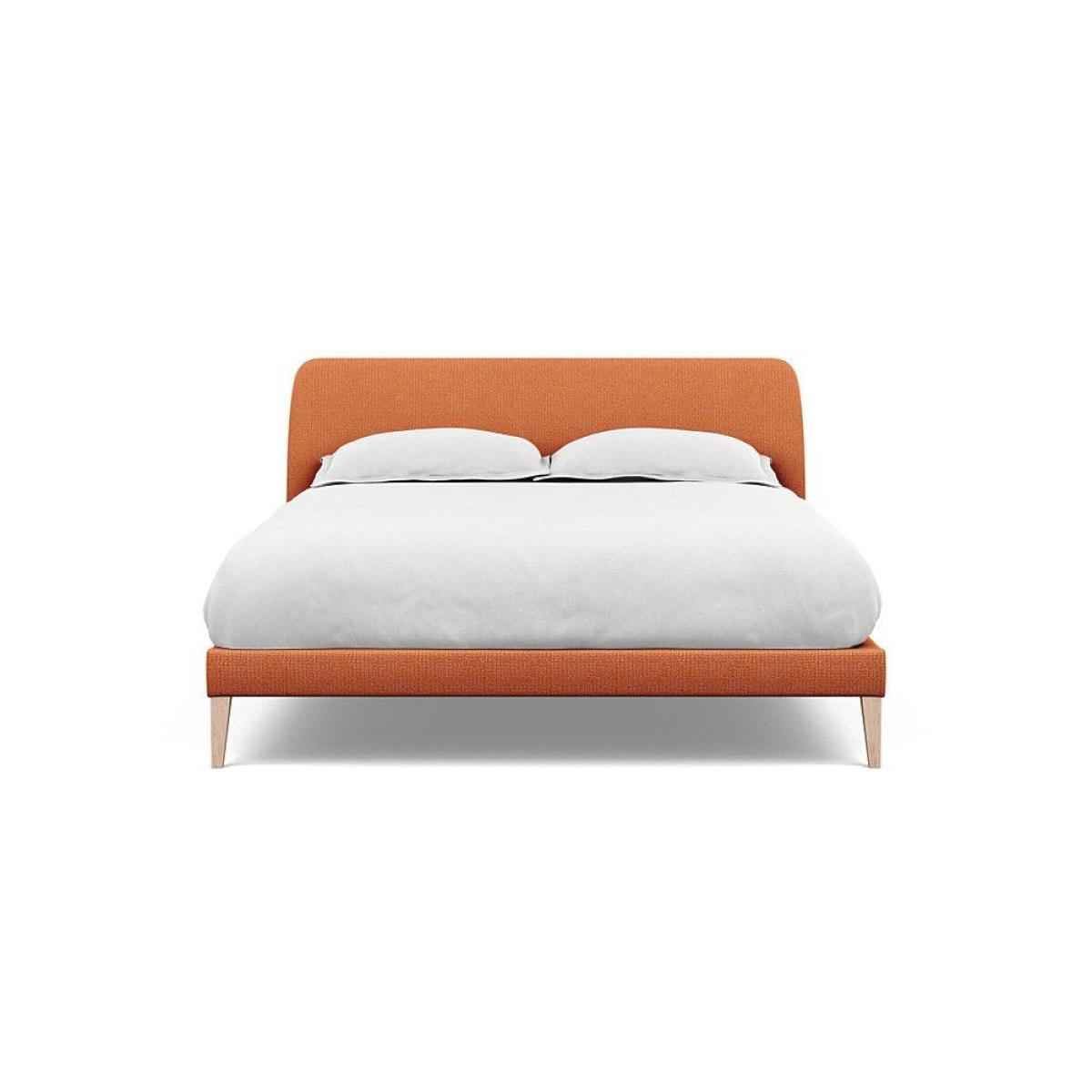 Heal's Darcey Bed Double Melton Wool Granite Tinted Ash Feet - Heal's UK Bedroom Furniture – image 179