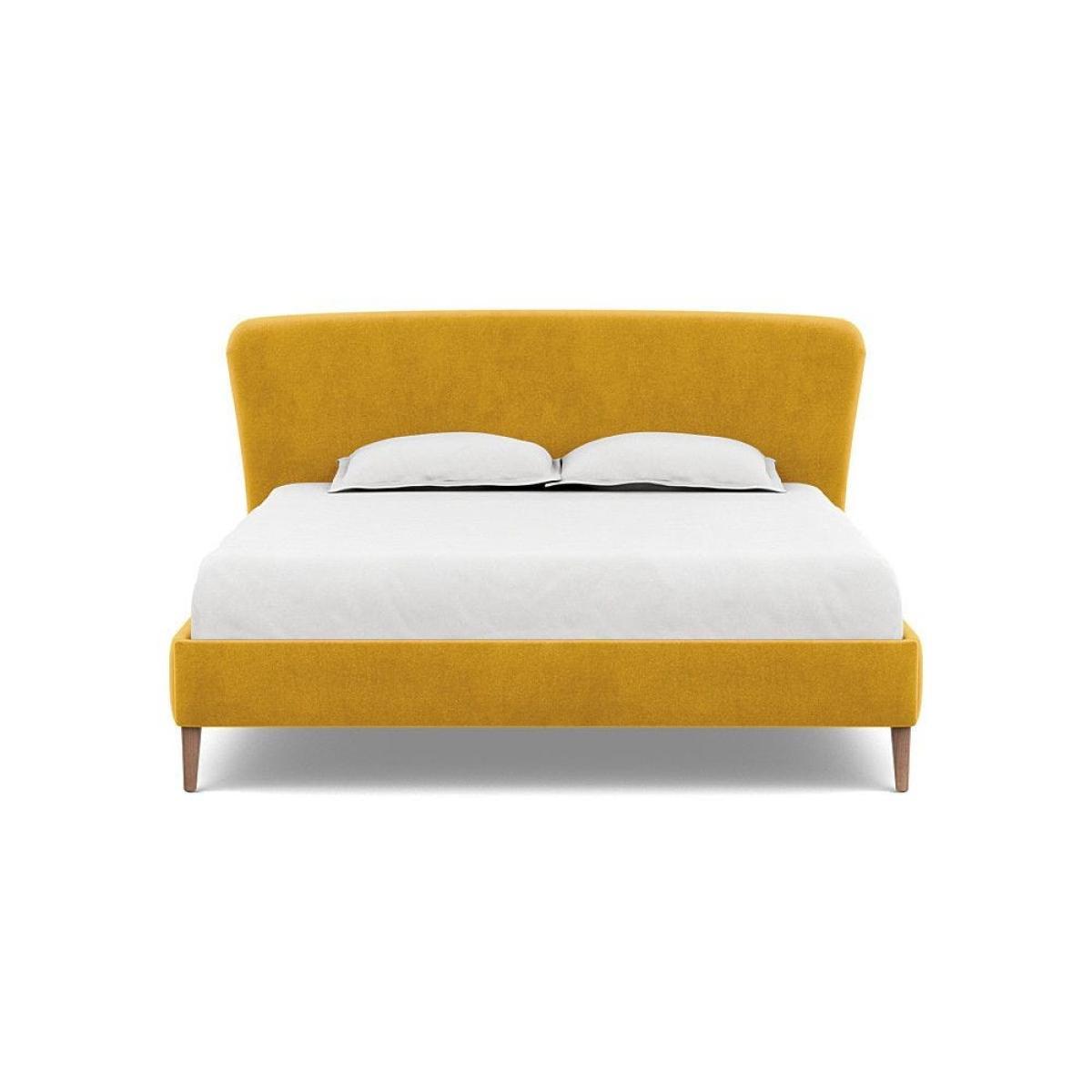 Heal's Darcey Bed Double Melton Wool Granite Tinted Ash Feet - Heal's UK Bedroom Furniture – image 19