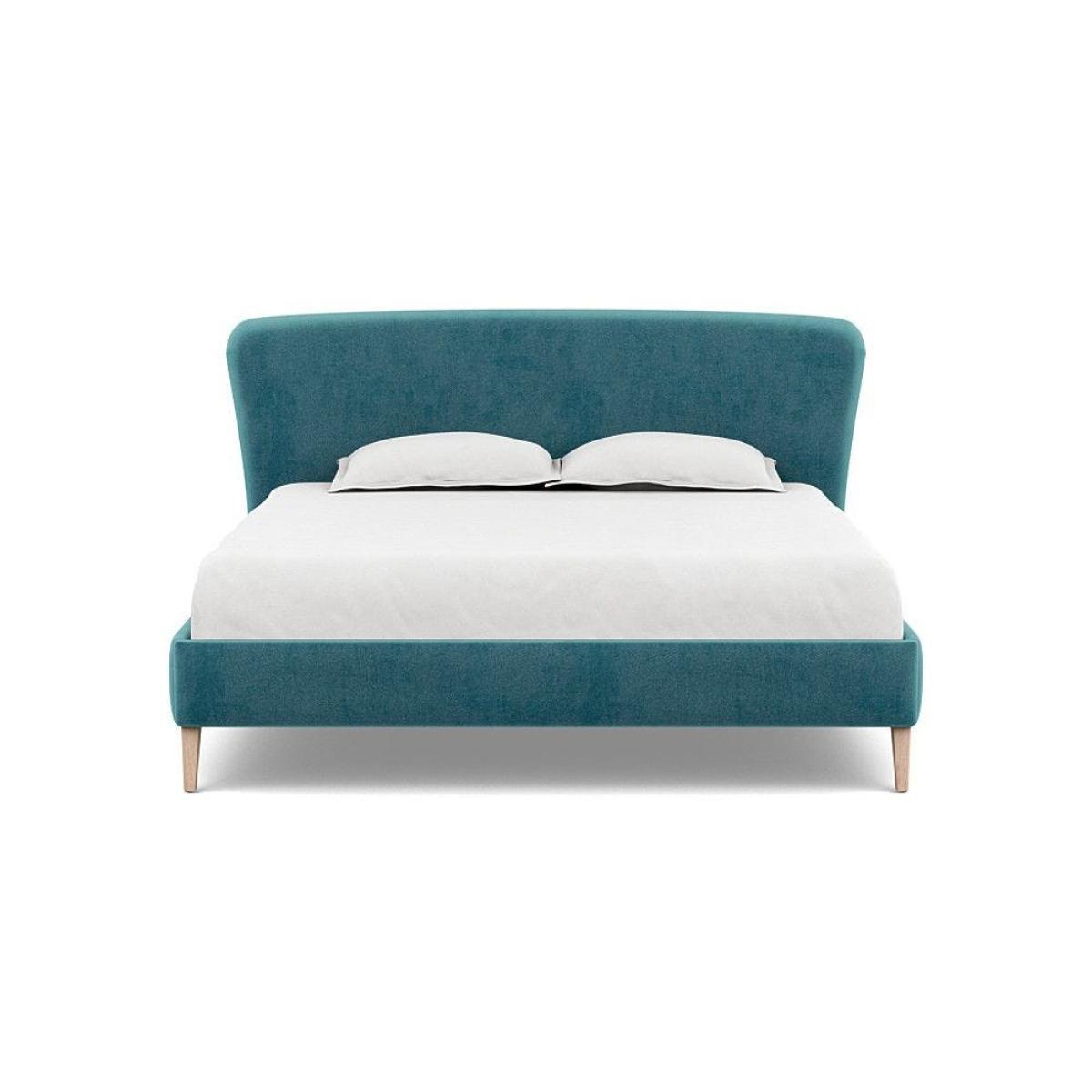 Heal's Darcey Bed Double Melton Wool Granite Tinted Ash Feet - Heal's UK Bedroom Furniture – image 20