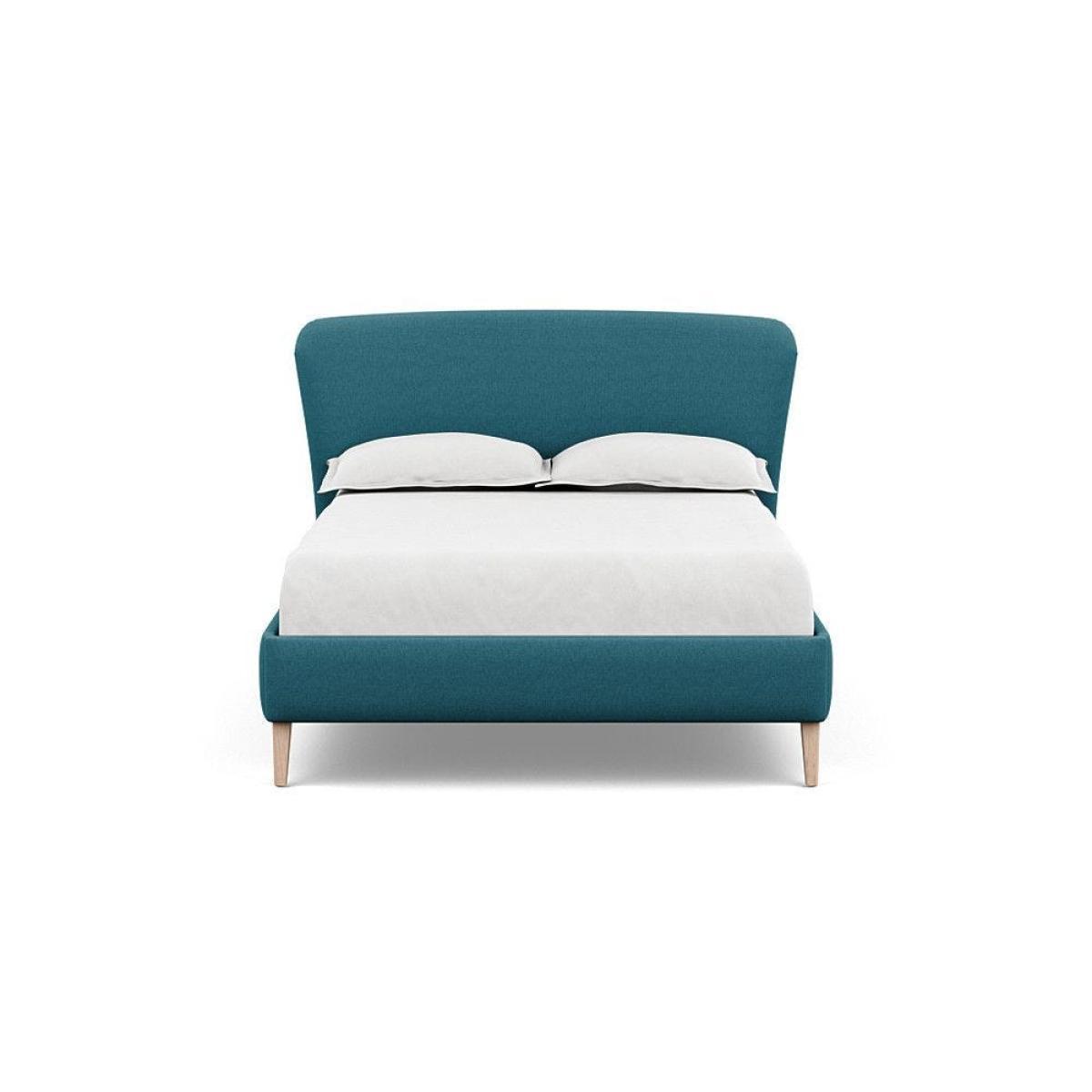 Heal's Darcey Bed Double Melton Wool Granite Tinted Ash Feet - Heal's UK Bedroom Furniture – image 22