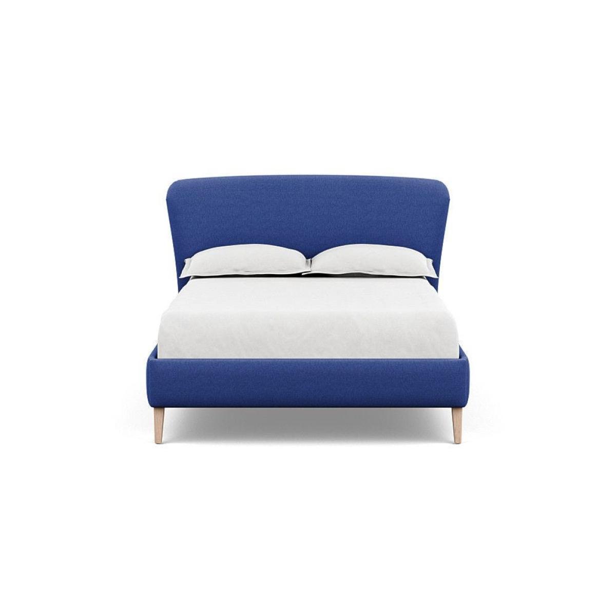 Heal's Darcey Bed Double Melton Wool Granite Tinted Ash Feet - Heal's UK Bedroom Furniture – image 25