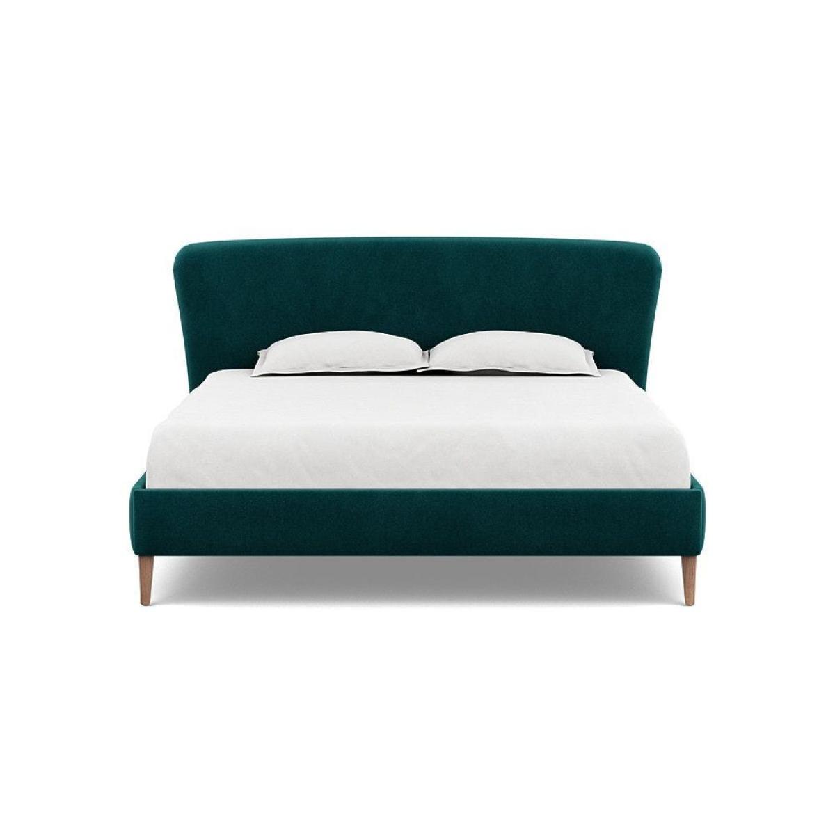 Heal's Darcey Bed Double Melton Wool Granite Tinted Ash Feet - Heal's UK Bedroom Furniture – image 27