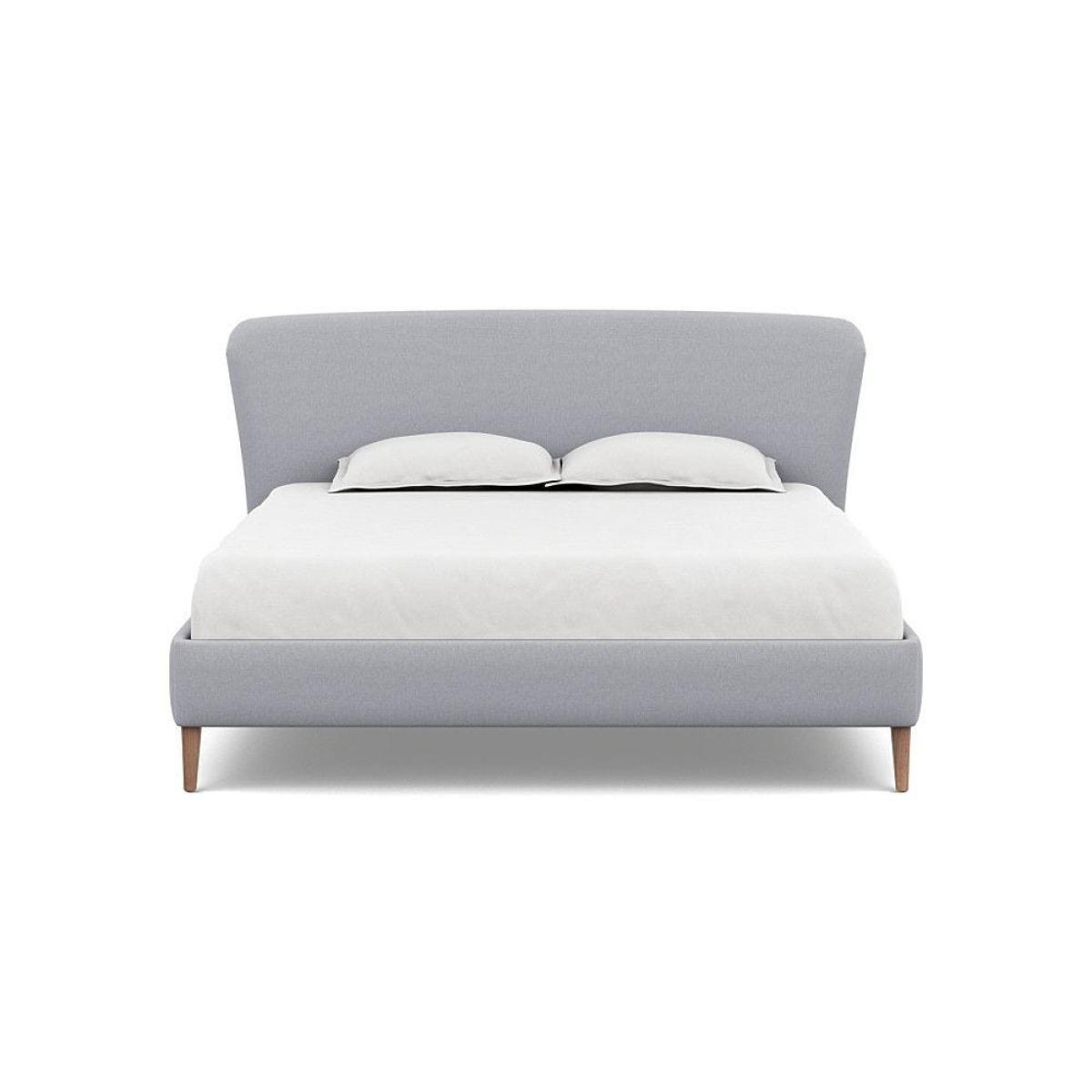 Heal's Darcey Bed Double Melton Wool Granite Tinted Ash Feet - Heal's UK Bedroom Furniture – image 28