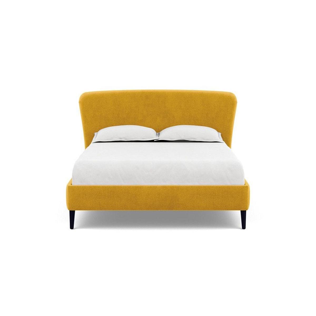 Heal's Darcey Bed Double Melton Wool Granite Tinted Ash Feet - Heal's UK Bedroom Furniture – image 29