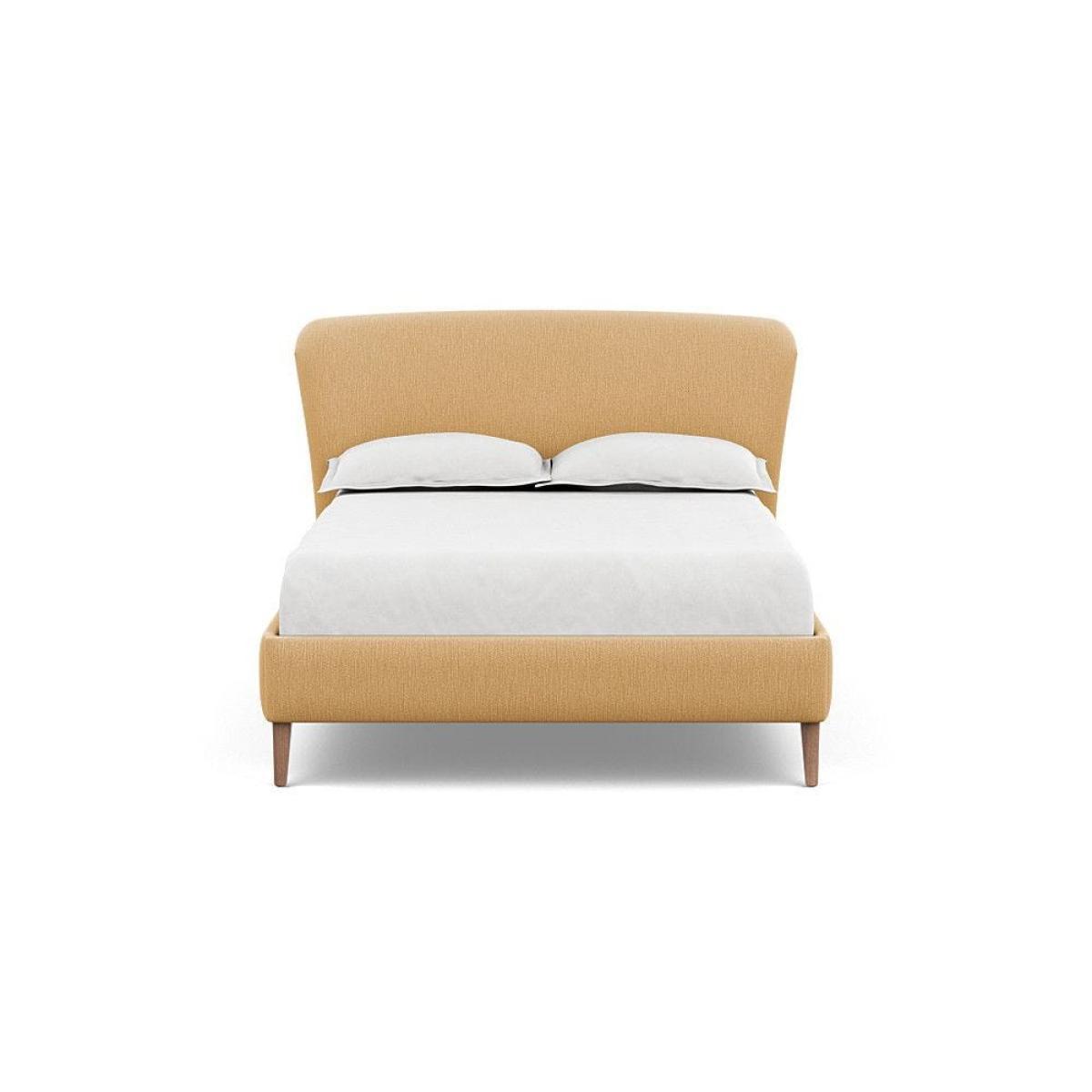 Heal's Darcey Bed Double Melton Wool Granite Tinted Ash Feet - Heal's UK Bedroom Furniture – image 30