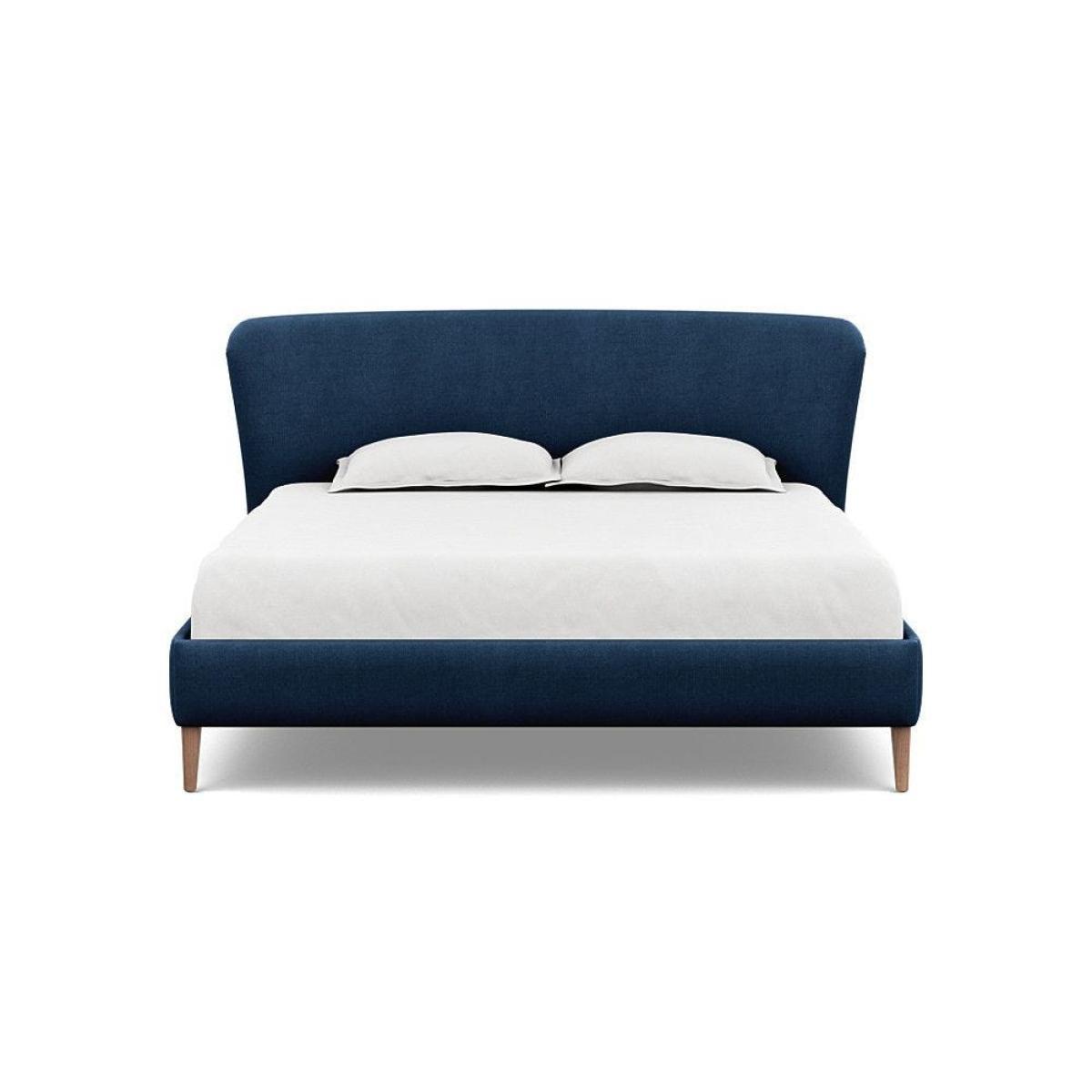 Heal's Darcey Bed Double Melton Wool Granite Tinted Ash Feet - Heal's UK Bedroom Furniture – image 31