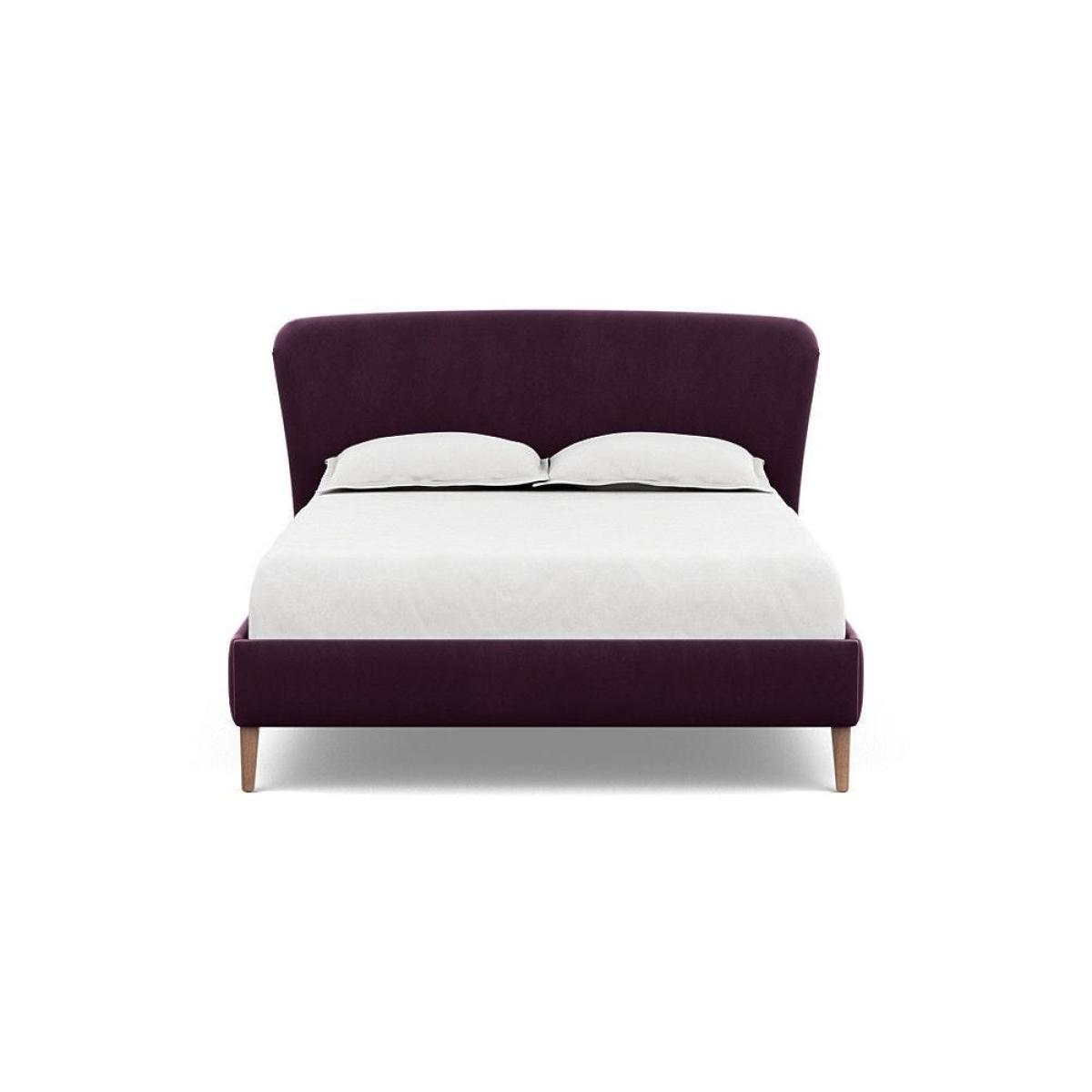 Heal's Darcey Bed Double Melton Wool Granite Tinted Ash Feet - Heal's UK Bedroom Furniture – image 34