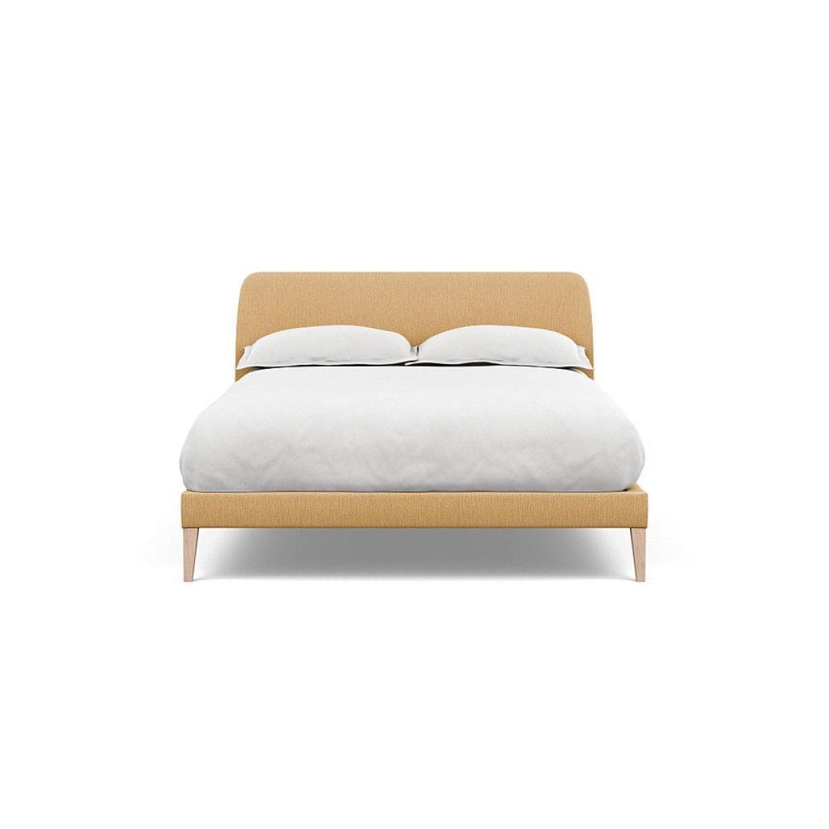 Heal's Darcey Bed Double Melton Wool Granite Tinted Ash Feet - Heal's UK Bedroom Furniture – image 35