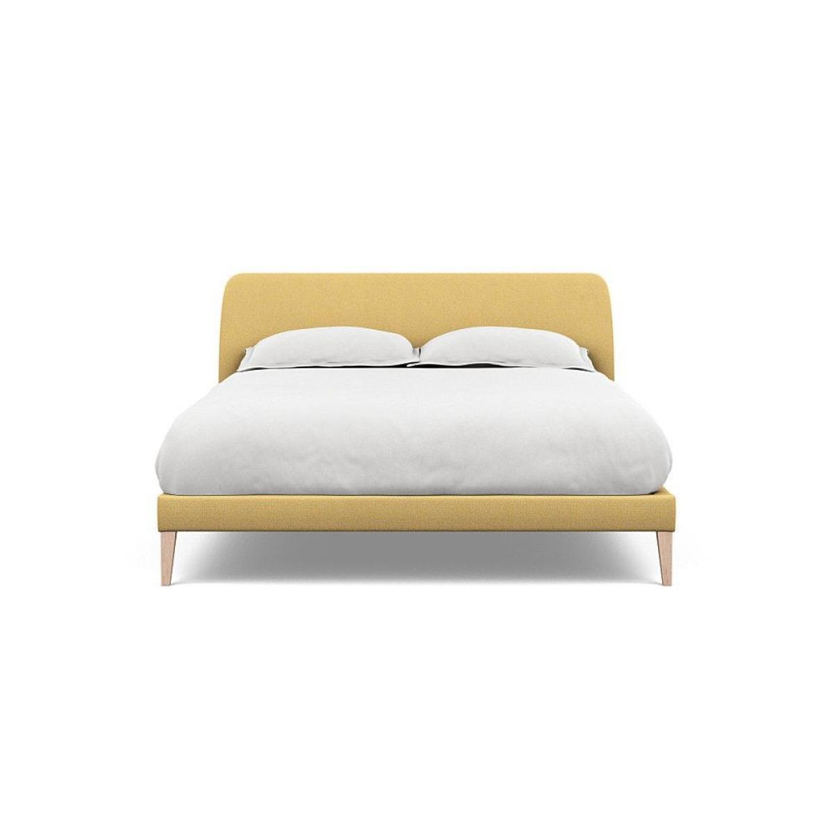 Heal's Darcey Bed Double Melton Wool Granite Tinted Ash Feet - Heal's UK Bedroom Furniture – image 36