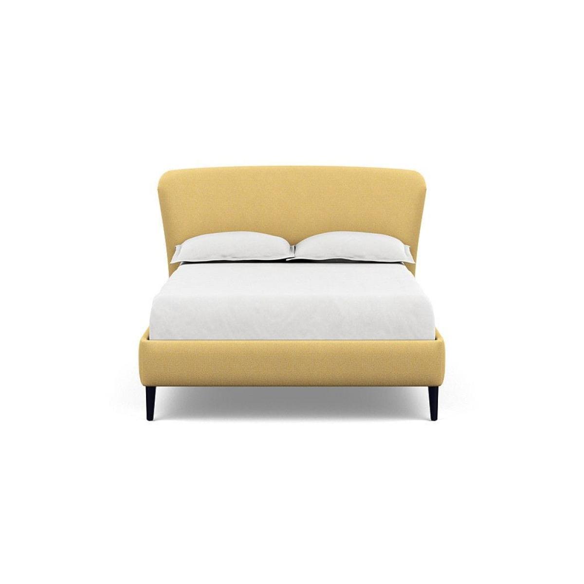 Heal's Darcey Bed Double Melton Wool Granite Tinted Ash Feet - Heal's UK Bedroom Furniture – image 39