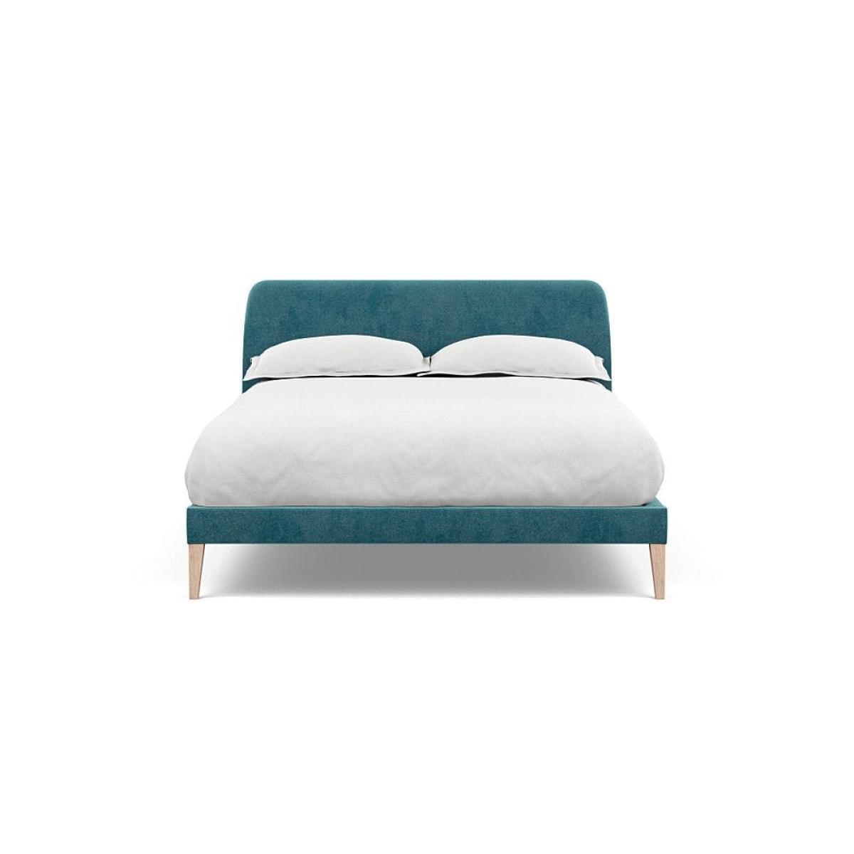 Heal's Darcey Bed Double Melton Wool Granite Tinted Ash Feet - Heal's UK Bedroom Furniture – image 40