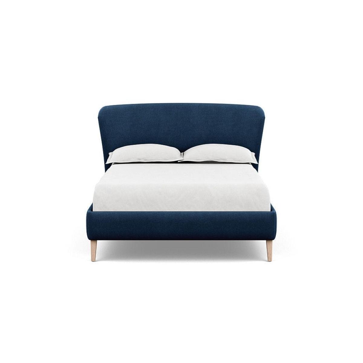Heal's Darcey Bed Double Melton Wool Granite Tinted Ash Feet - Heal's UK Bedroom Furniture – image 45
