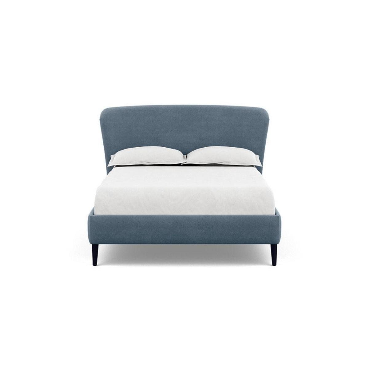 Heal's Darcey Bed Double Melton Wool Granite Tinted Ash Feet - Heal's UK Bedroom Furniture – image 46