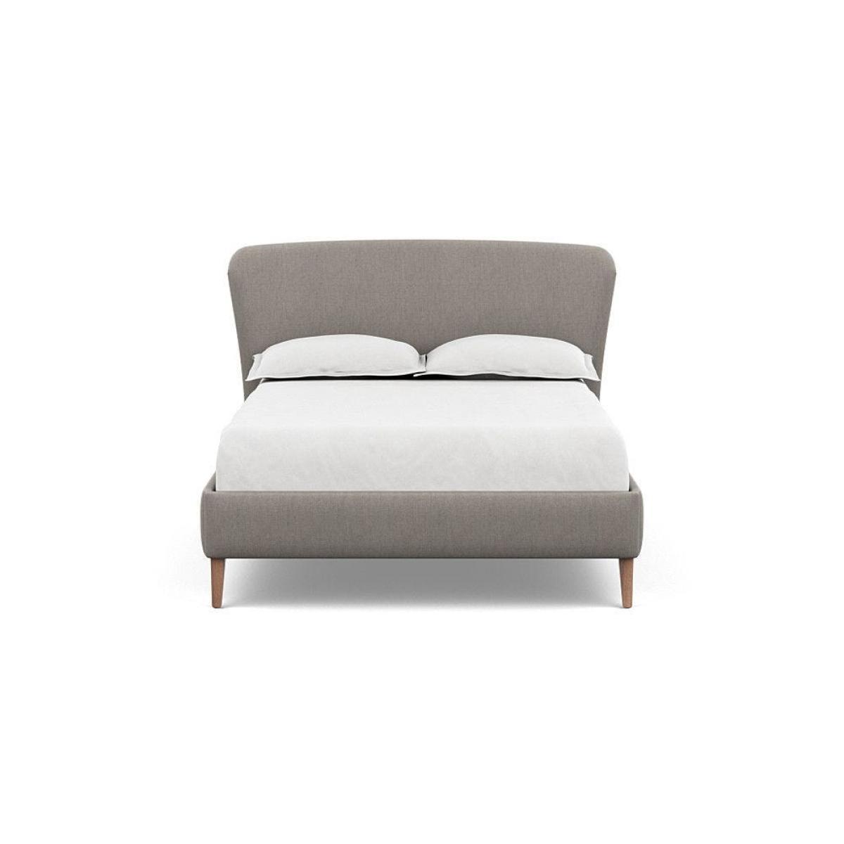 Heal's Darcey Bed Double Melton Wool Granite Tinted Ash Feet - Heal's UK Bedroom Furniture – image 47