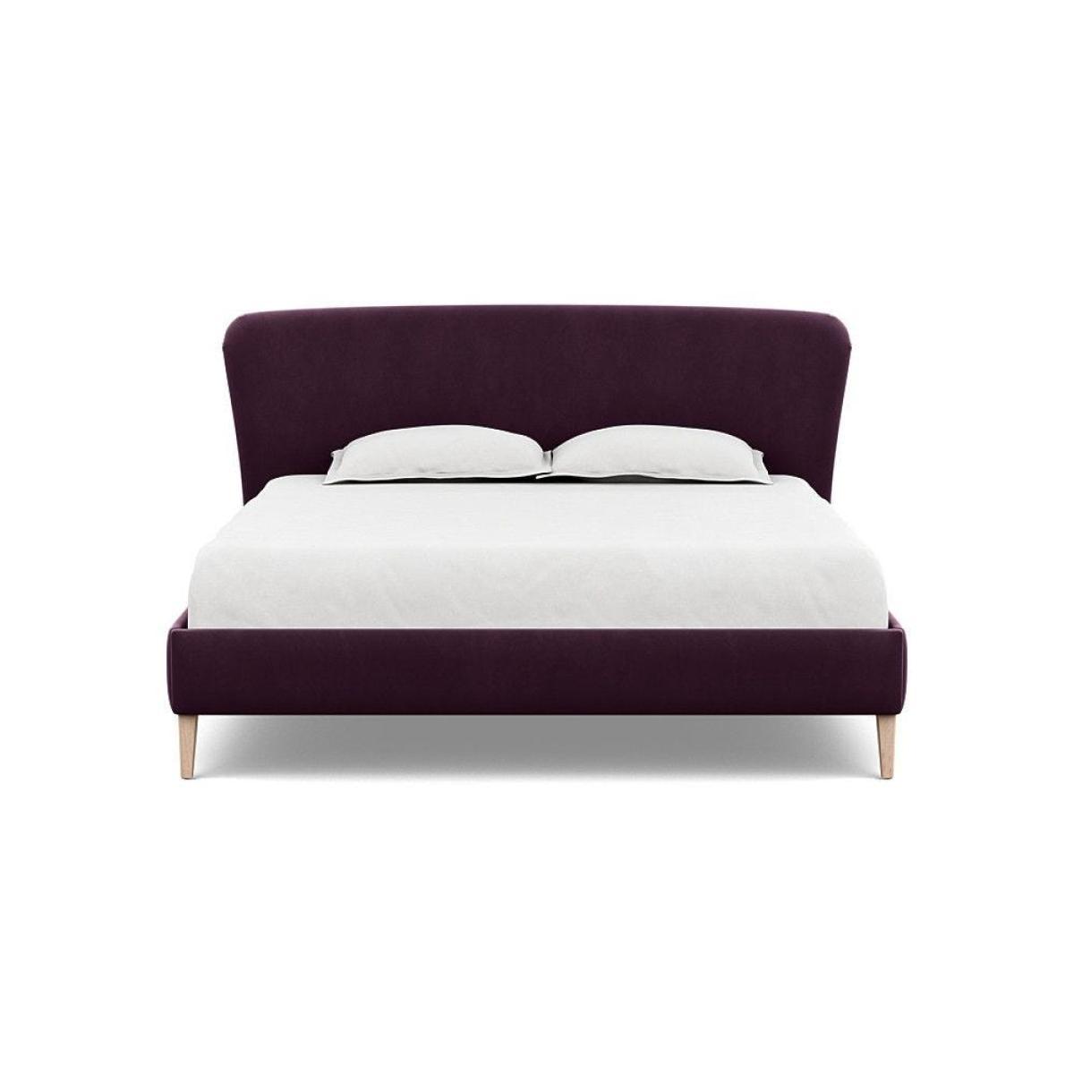 Heal's Darcey Bed Double Melton Wool Granite Tinted Ash Feet - Heal's UK Bedroom Furniture – image 52