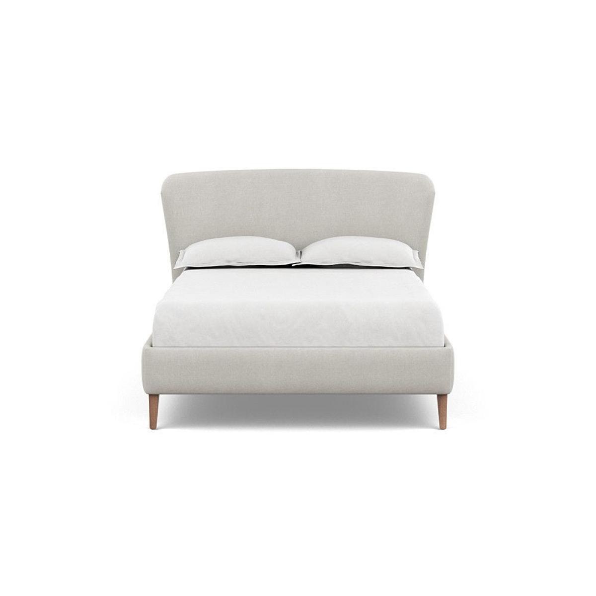 Heal's Darcey Bed Double Melton Wool Granite Tinted Ash Feet - Heal's UK Bedroom Furniture – image 53