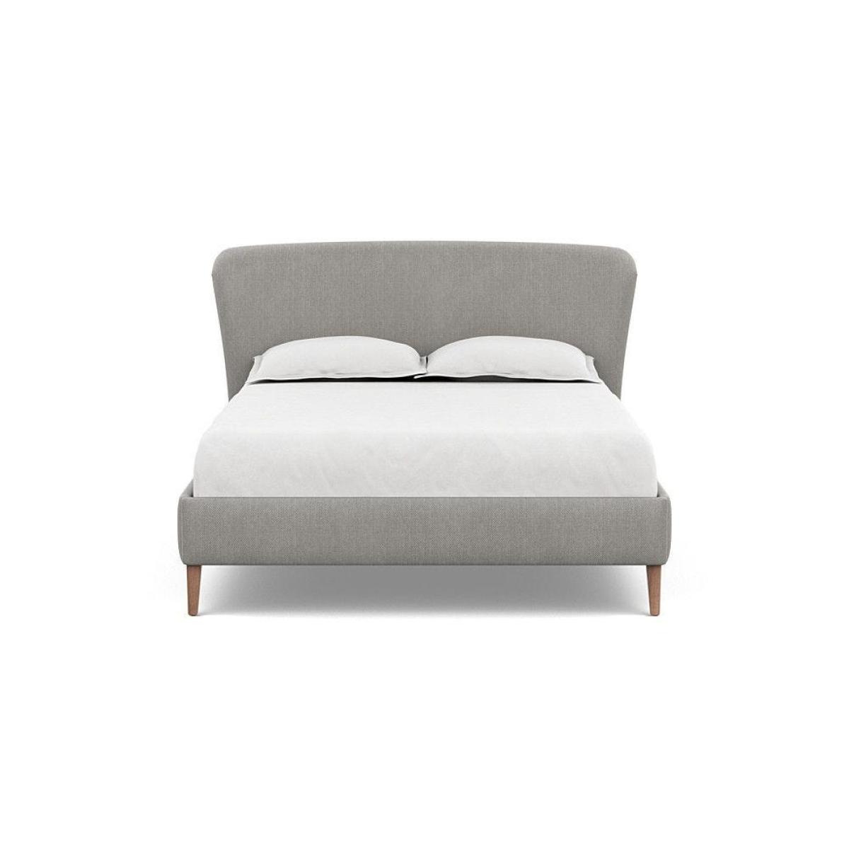 Heal's Darcey Bed Double Melton Wool Granite Tinted Ash Feet - Heal's UK Bedroom Furniture – image 54