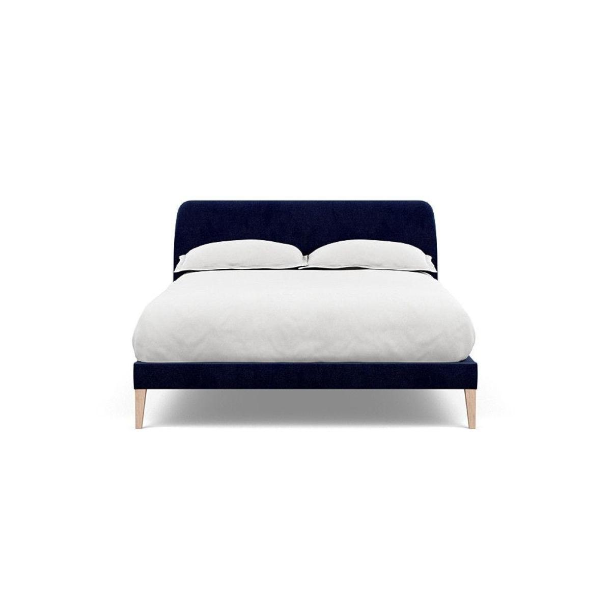 Heal's Darcey Bed Double Melton Wool Granite Tinted Ash Feet - Heal's UK Bedroom Furniture – image 58