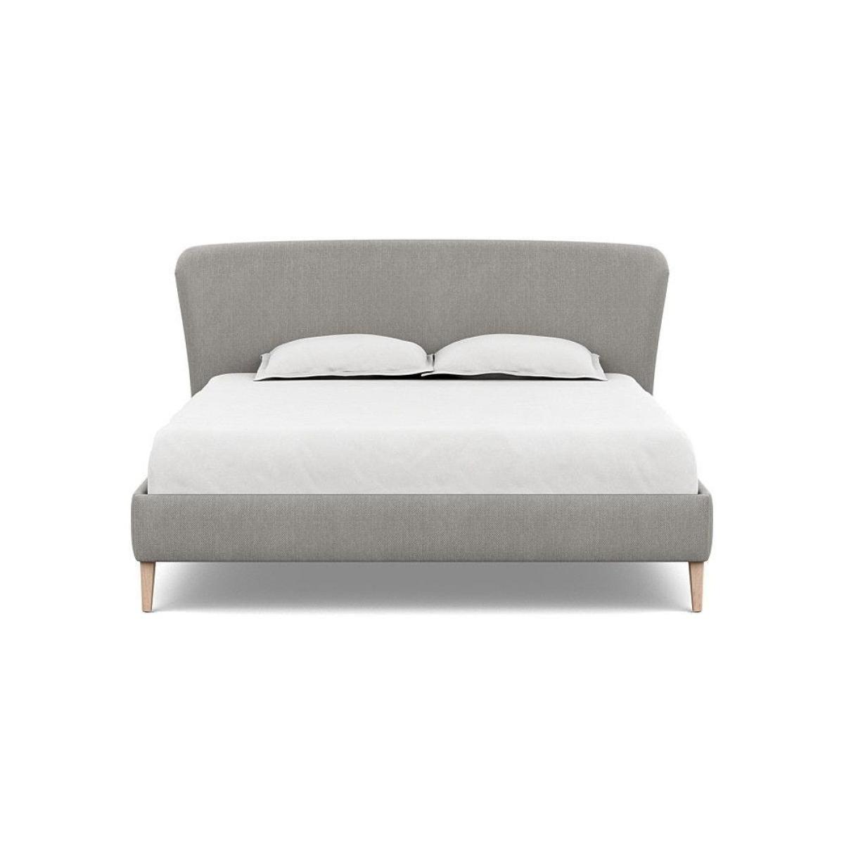 Heal's Darcey Bed Double Melton Wool Granite Tinted Ash Feet - Heal's UK Bedroom Furniture – image 7