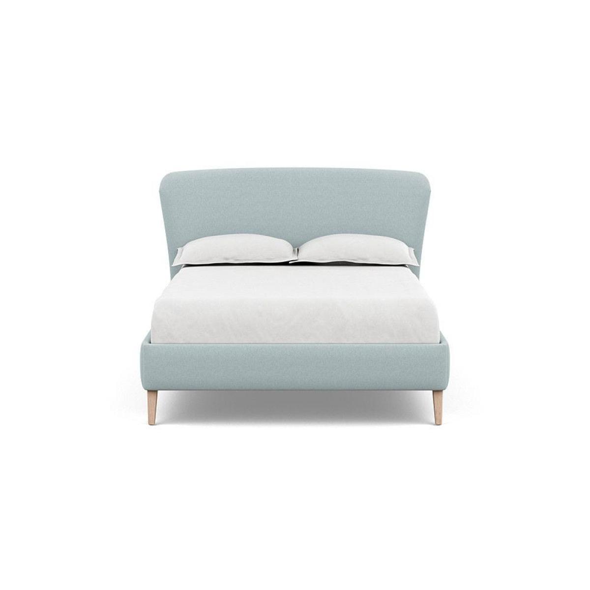 Heal's Darcey Bed Double Melton Wool Granite Tinted Ash Feet - Heal's UK Bedroom Furniture – image 61