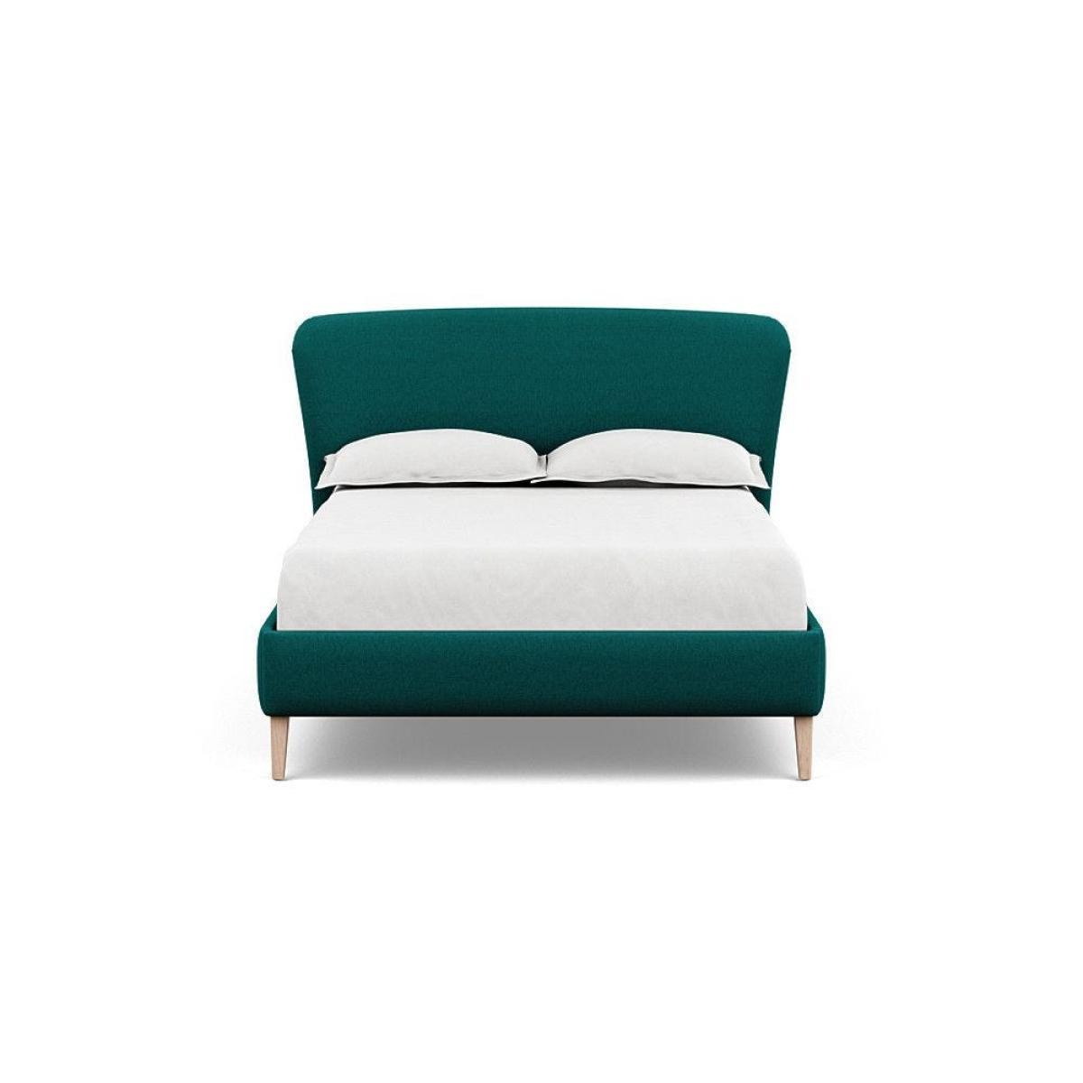 Heal's Darcey Bed Double Melton Wool Granite Tinted Ash Feet - Heal's UK Bedroom Furniture – image 63