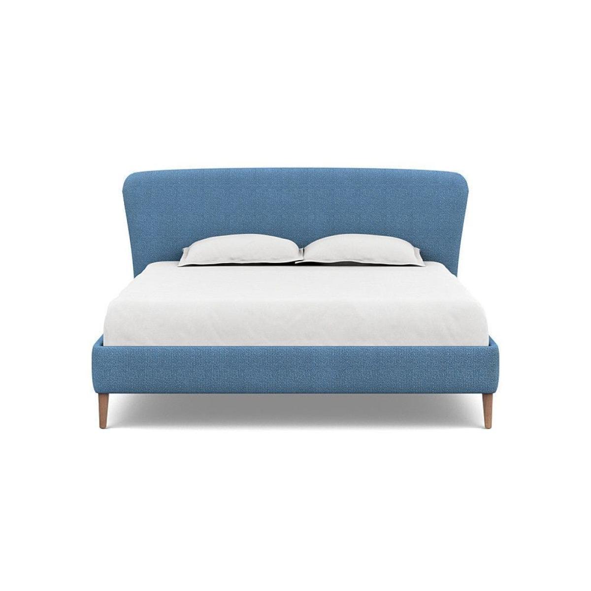 Heal's Darcey Bed Double Melton Wool Granite Tinted Ash Feet - Heal's UK Bedroom Furniture – image 64