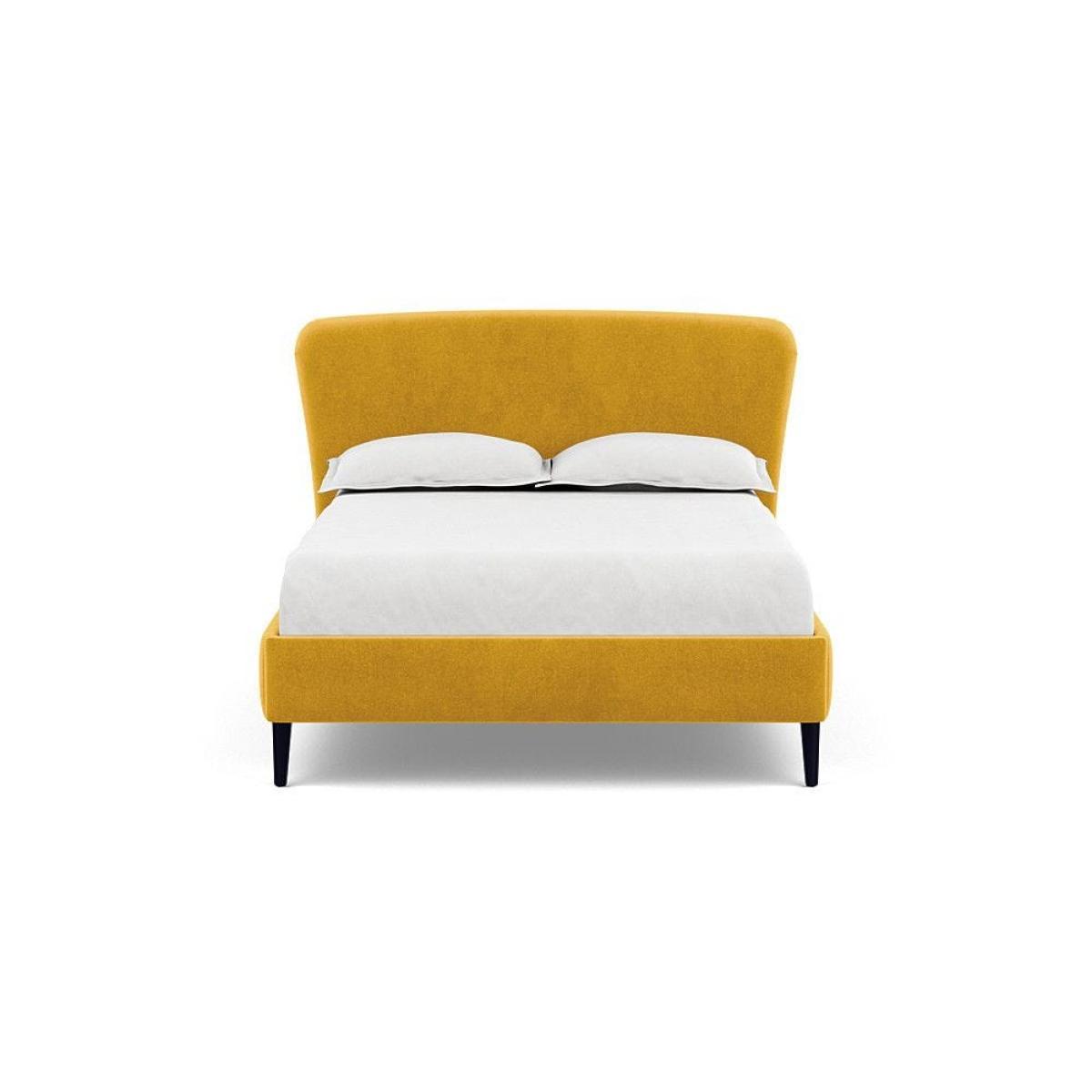 Heal's Darcey Bed Double Melton Wool Granite Tinted Ash Feet - Heal's UK Bedroom Furniture – image 66