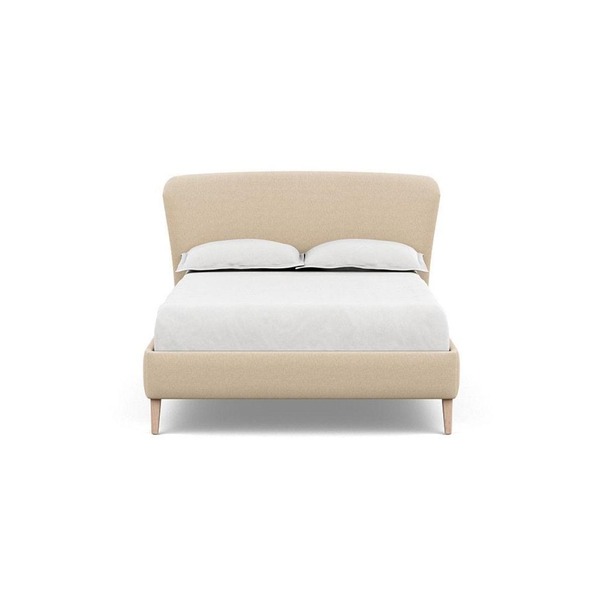 Heal's Darcey Bed Double Melton Wool Granite Tinted Ash Feet - Heal's UK Bedroom Furniture – image 67