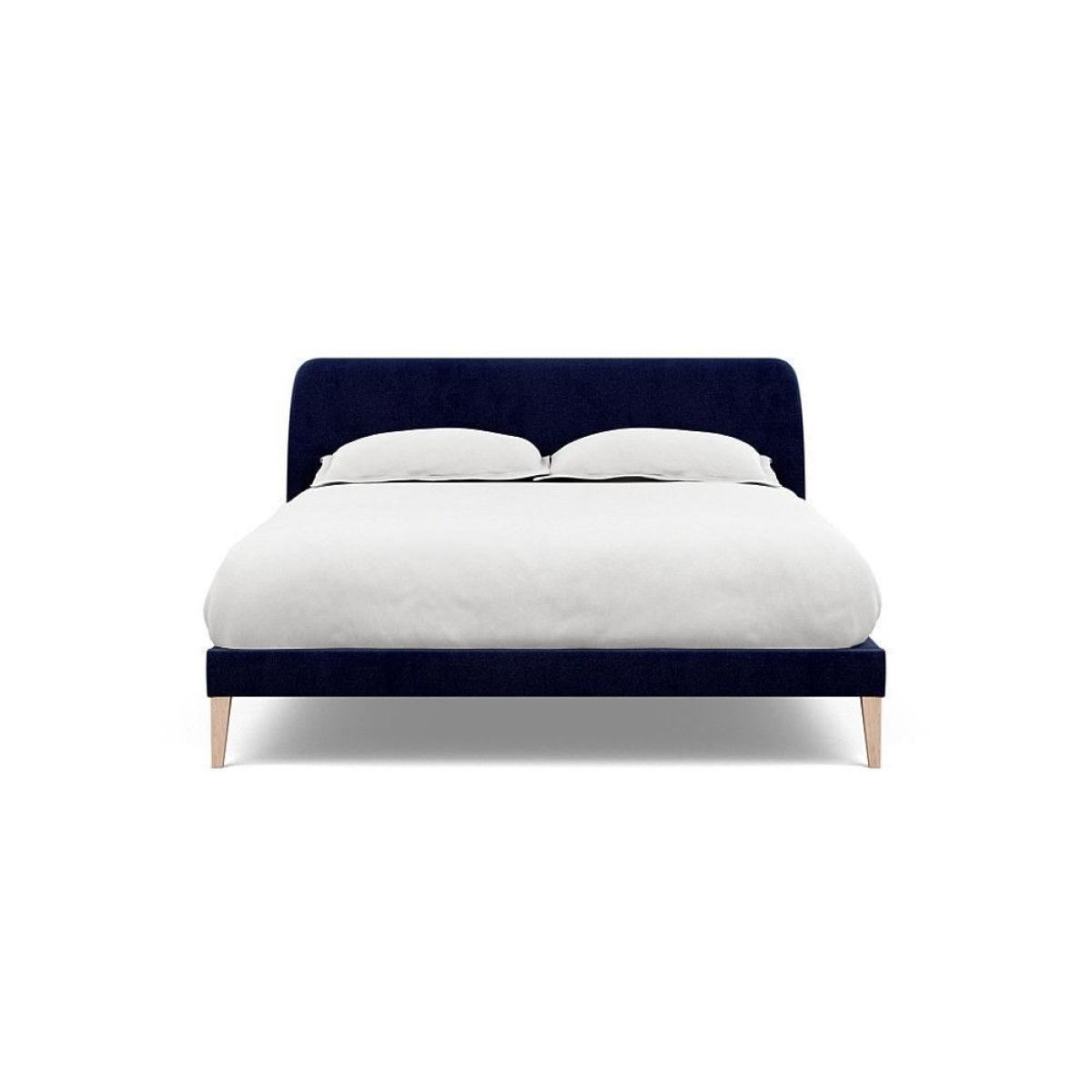 Heal's Darcey Bed Double Melton Wool Granite Tinted Ash Feet - Heal's UK Bedroom Furniture – image 68