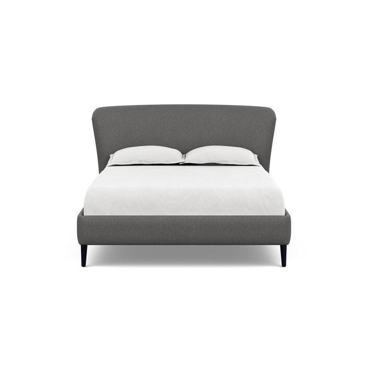 Heal's Darcey Bed Double Melton Wool Granite Tinted Ash Feet - Heal's UK Bedroom Furniture – image 69