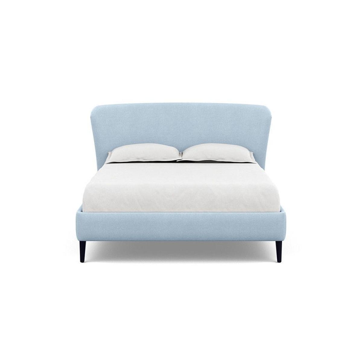 Heal's Darcey Bed Double Melton Wool Granite Tinted Ash Feet - Heal's UK Bedroom Furniture – image 8