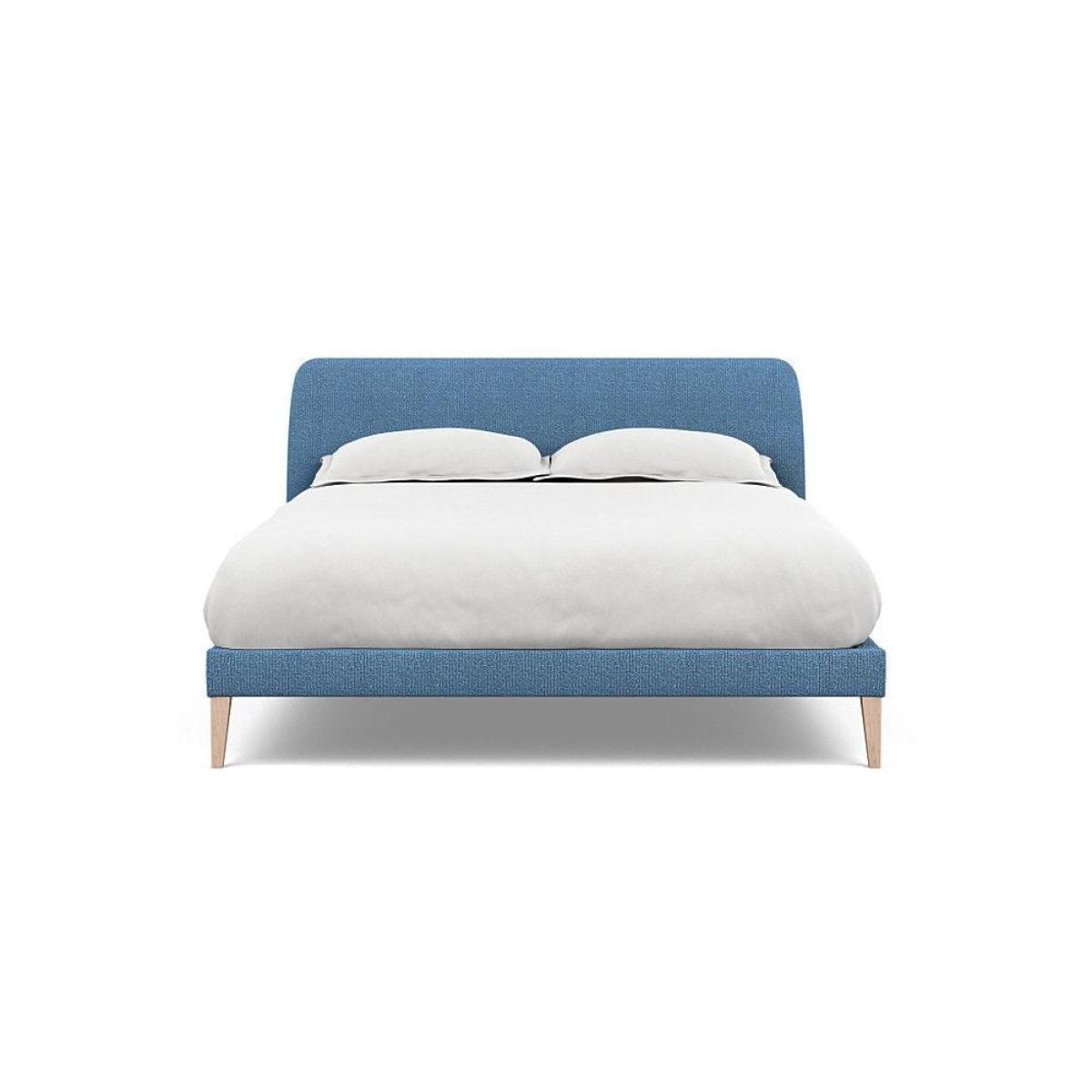 Heal's Darcey Bed Double Melton Wool Granite Tinted Ash Feet - Heal's UK Bedroom Furniture – image 71