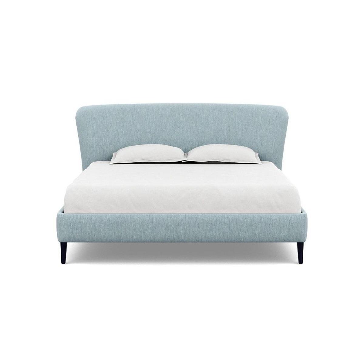 Heal's Darcey Bed Double Melton Wool Granite Tinted Ash Feet - Heal's UK Bedroom Furniture – image 73