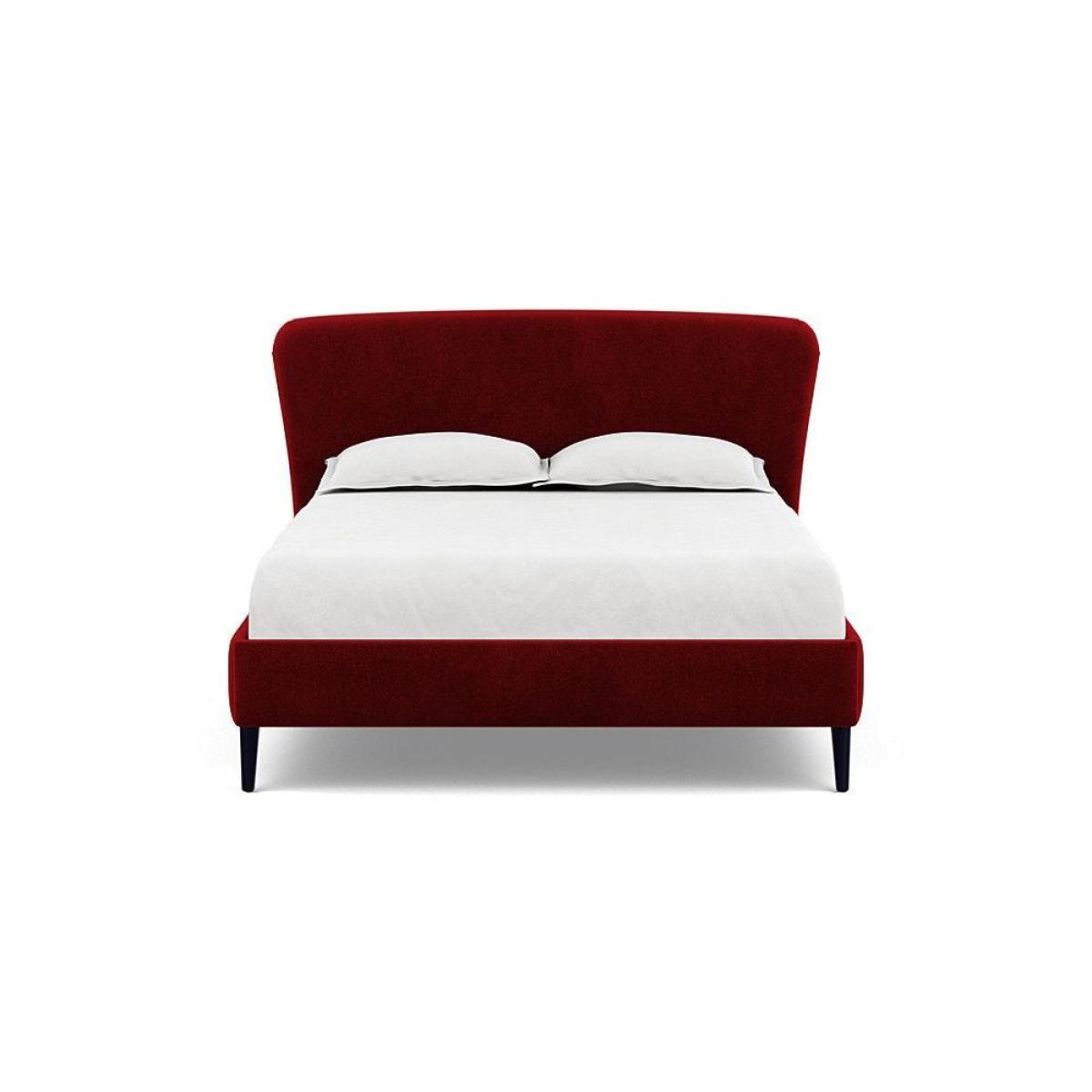 Heal's Darcey Bed Double Melton Wool Granite Tinted Ash Feet - Heal's UK Bedroom Furniture – image 74