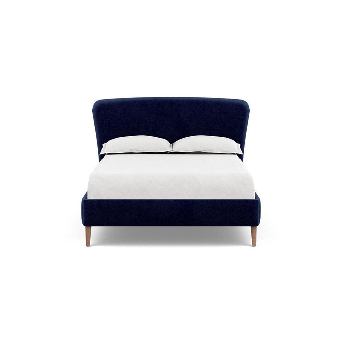 Heal's Darcey Bed Double Melton Wool Granite Tinted Ash Feet - Heal's UK Bedroom Furniture – image 78
