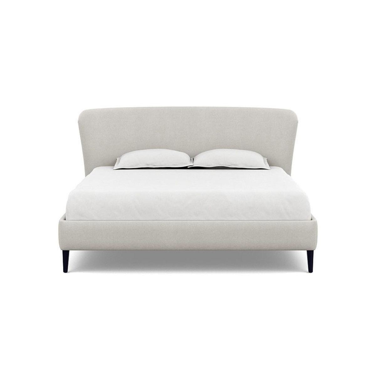 Heal's Darcey Bed Double Melton Wool Granite Tinted Ash Feet - Heal's UK Bedroom Furniture – image 79