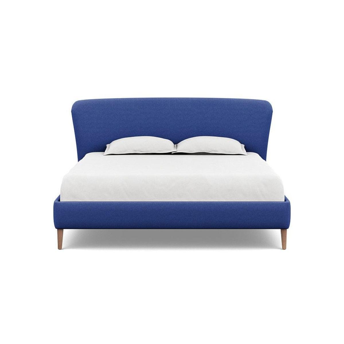 Heal's Darcey Bed Double Melton Wool Granite Tinted Ash Feet - Heal's UK Bedroom Furniture – image 80