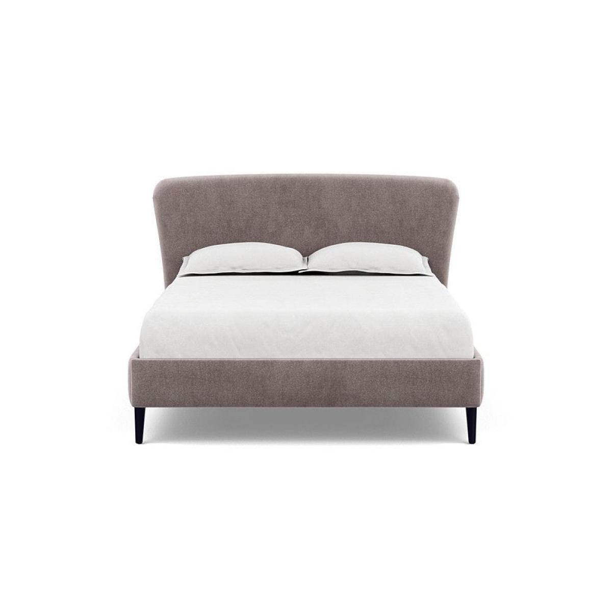 Heal's Darcey Bed Double Melton Wool Granite Tinted Ash Feet - Heal's UK Bedroom Furniture – image 81