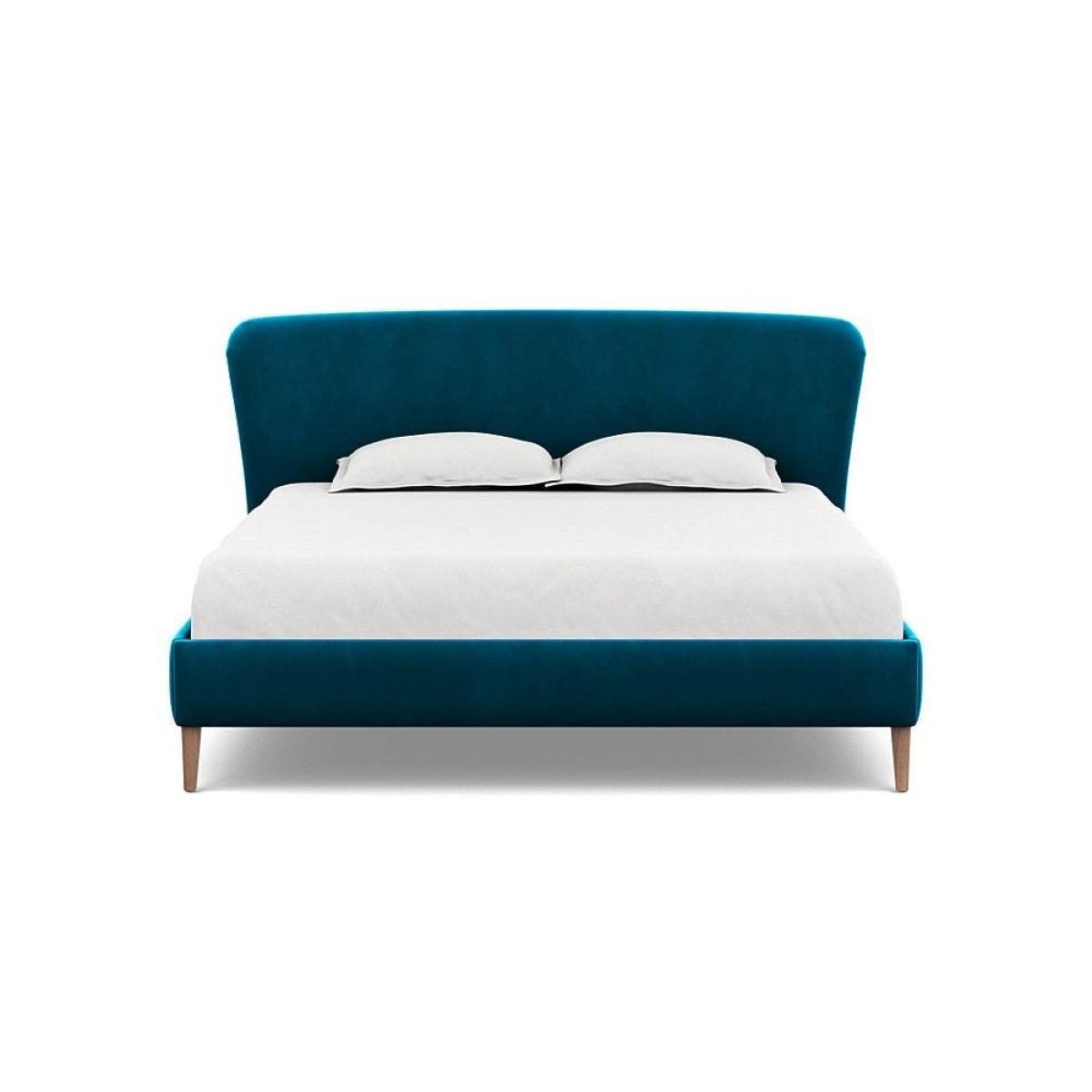 Heal's Darcey Bed Double Melton Wool Granite Tinted Ash Feet - Heal's UK Bedroom Furniture – image 82