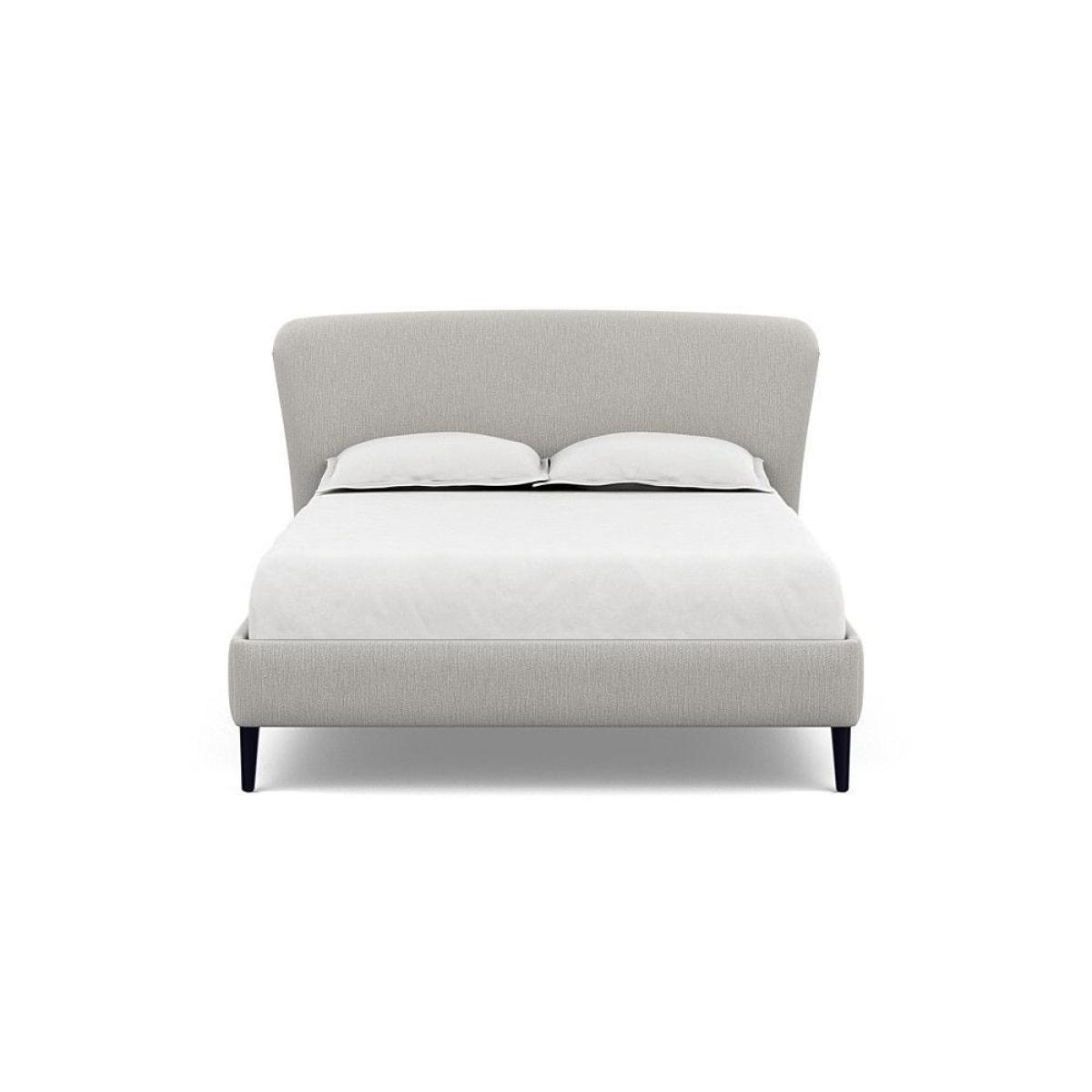 Heal's Darcey Bed Double Melton Wool Granite Tinted Ash Feet - Heal's UK Bedroom Furniture – image 83