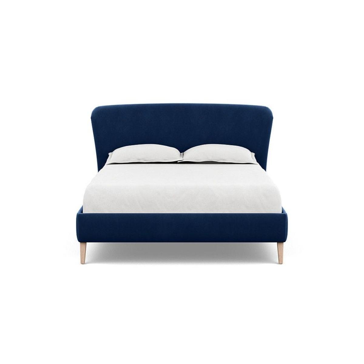Heal's Darcey Bed Double Melton Wool Granite Tinted Ash Feet - Heal's UK Bedroom Furniture – image 84