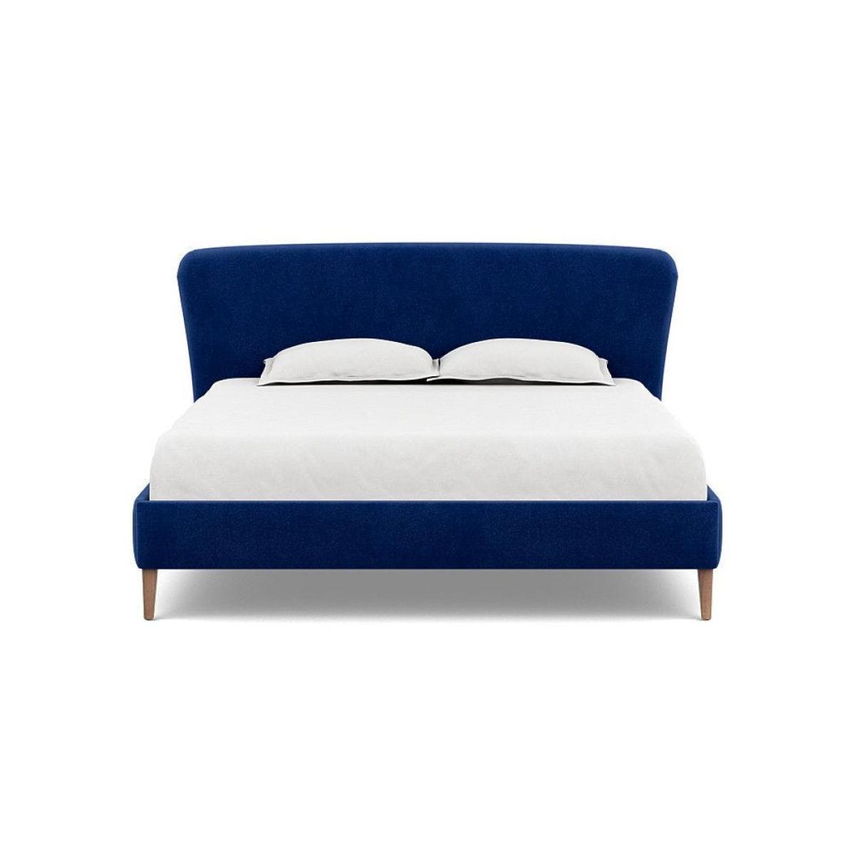 Heal's Darcey Bed Double Melton Wool Granite Tinted Ash Feet - Heal's UK Bedroom Furniture – image 85