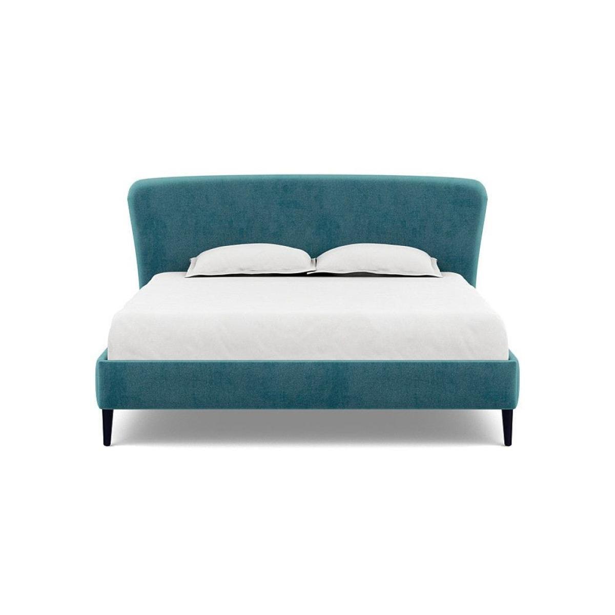 Heal's Darcey Bed Double Melton Wool Granite Tinted Ash Feet - Heal's UK Bedroom Furniture – image 88
