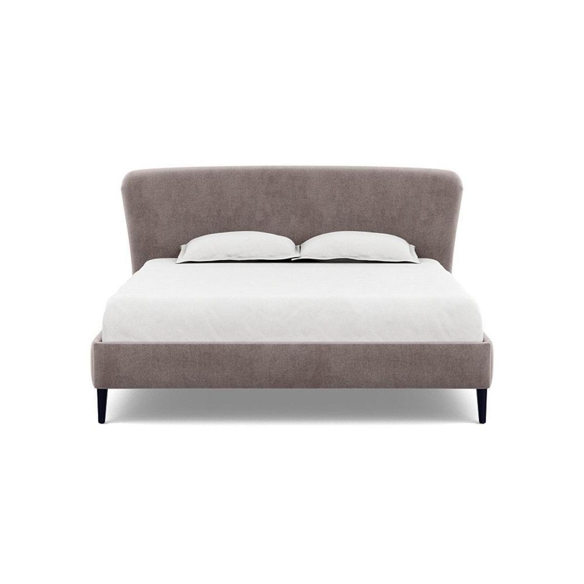Heal's Darcey Bed Double Melton Wool Granite Tinted Ash Feet - Heal's UK Bedroom Furniture – image 89