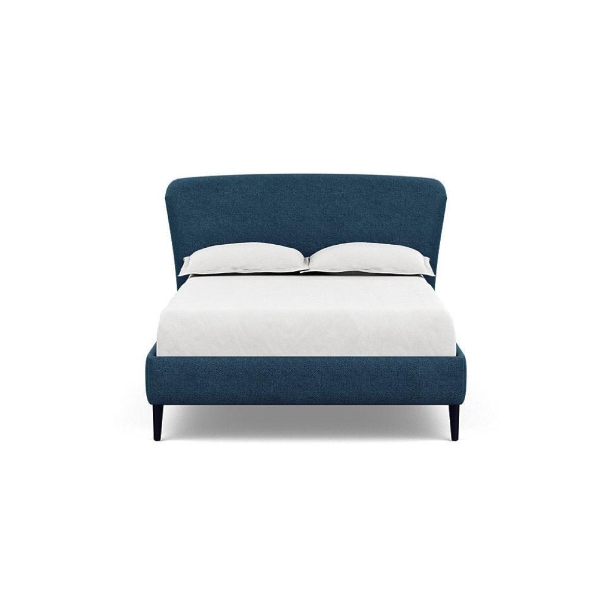 Heal's Darcey Bed Double Melton Wool Granite Tinted Ash Feet - Heal's UK Bedroom Furniture – image 10