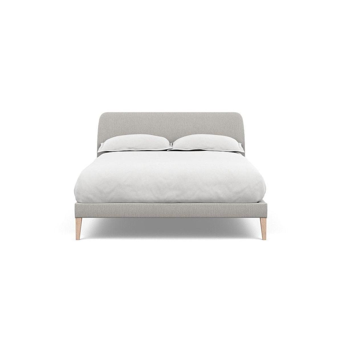 Heal's Darcey Bed Double Melton Wool Granite Tinted Ash Feet - Heal's UK Bedroom Furniture – image 95