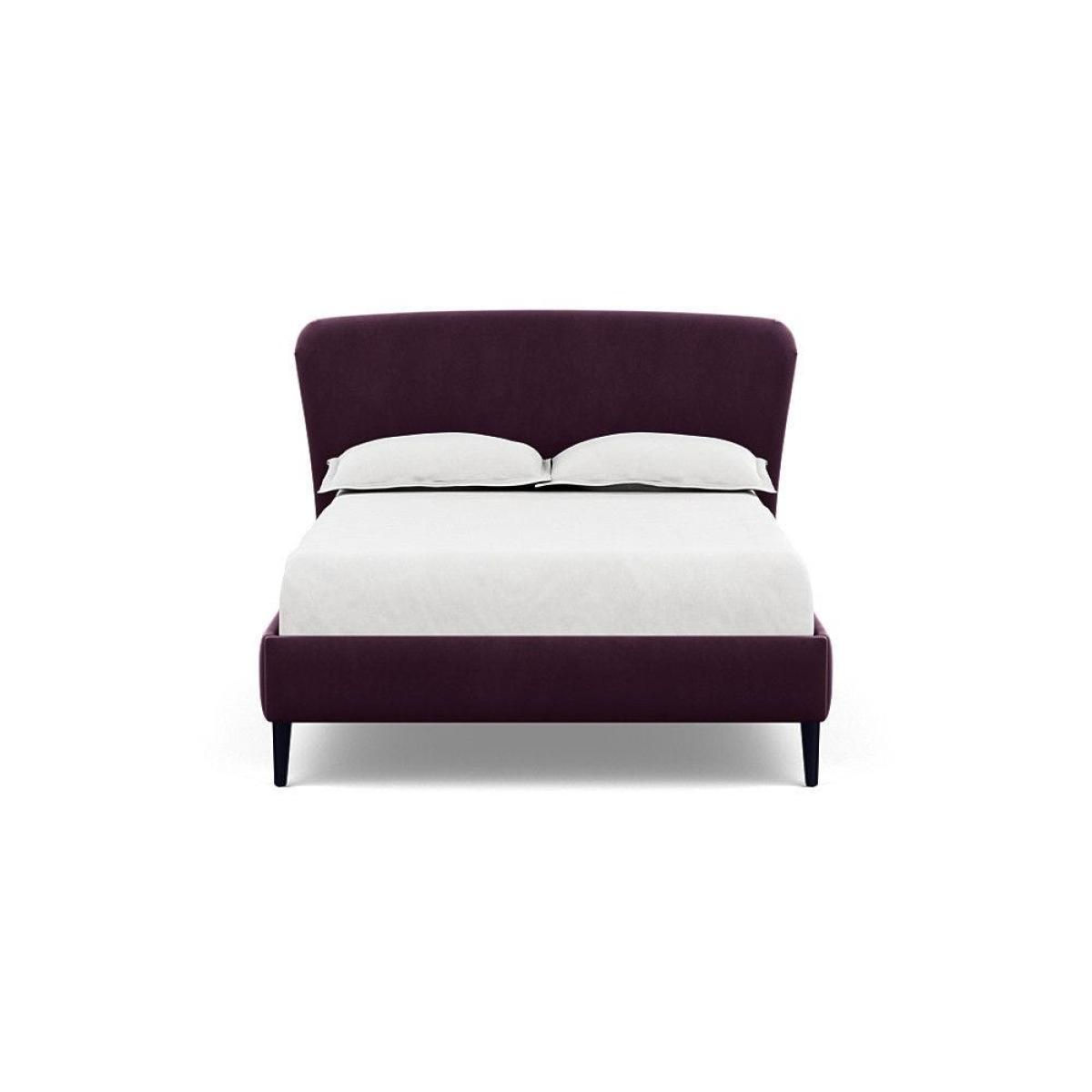Heal's Darcey Bed Double Melton Wool Granite Tinted Ash Feet - Heal's UK Bedroom Furniture – image 96
