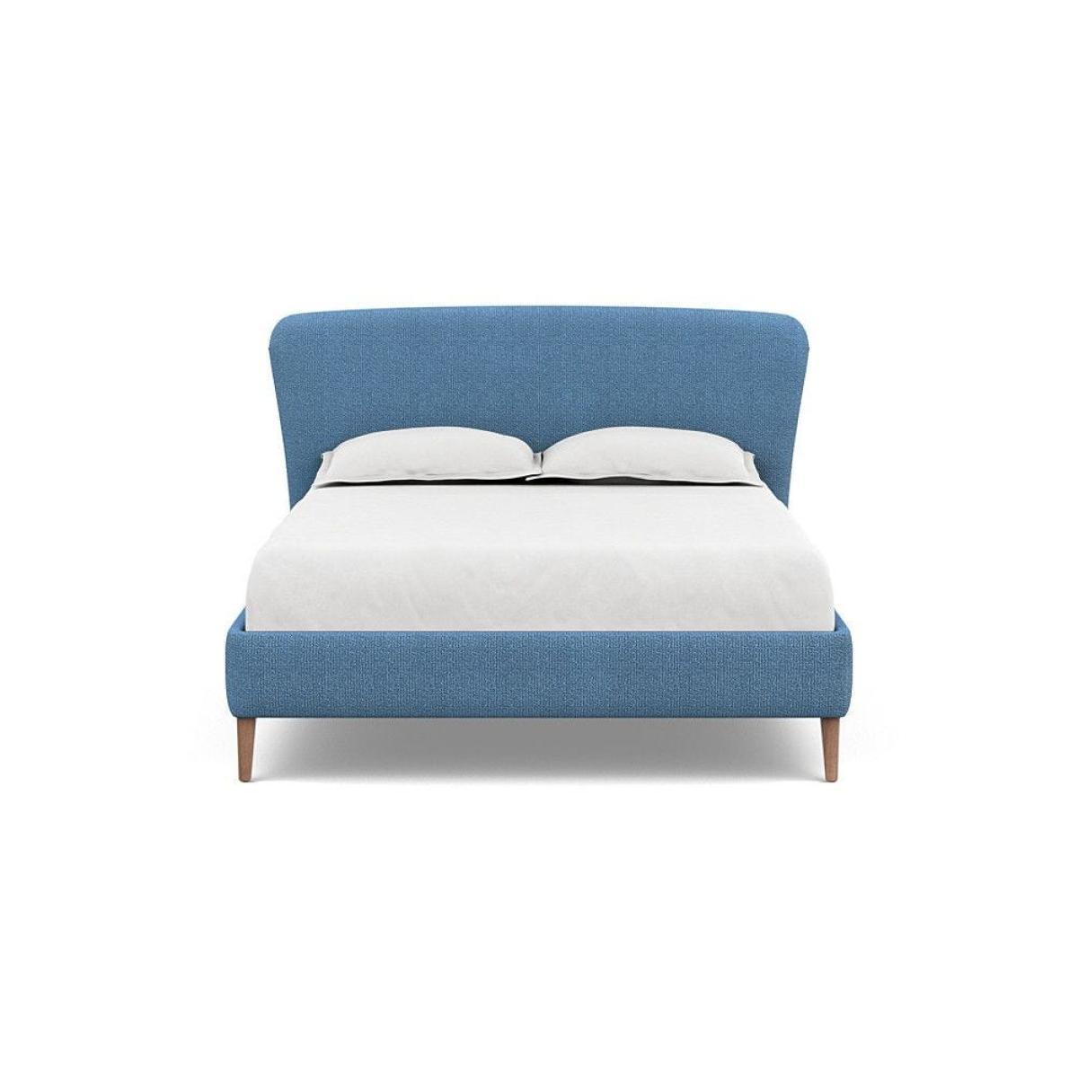 Heal's Darcey Bed Double Melton Wool Granite Tinted Ash Feet - Heal's UK Bedroom Furniture – image 97