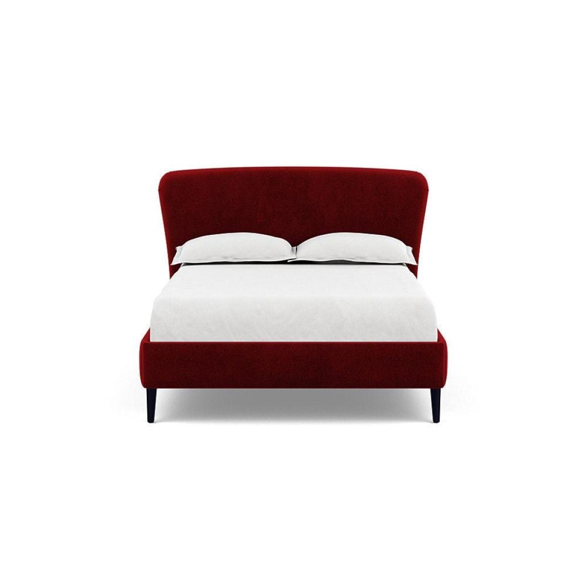 Heal's Darcey Bed Double Melton Wool Granite Tinted Ash Feet - Heal's UK Bedroom Furniture – image 98
