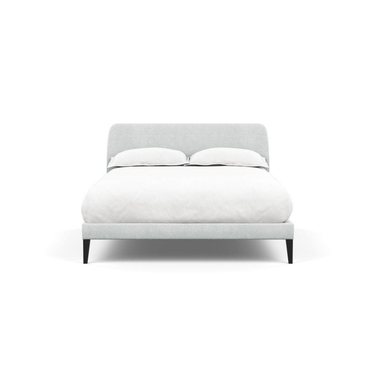 Heal's Wallis SuperKing Bed Melton Wool Shale Stained Oak Feet - Heal's UK Bedroom Furniture – image 101